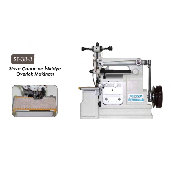 ST-38-3 STRIVE ÇOBAN VE İSTİRİDYE OVERLOK MAKİNASI