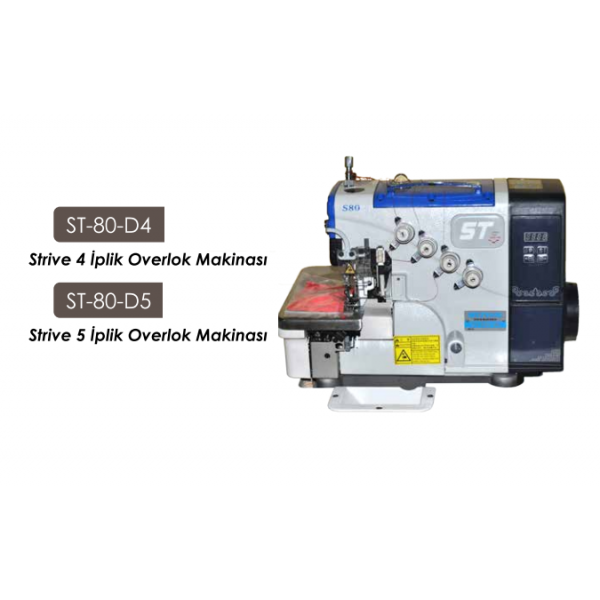 ST-80-D4  STRİVE 4 İPLİK OVERLOK MAKİNASI 